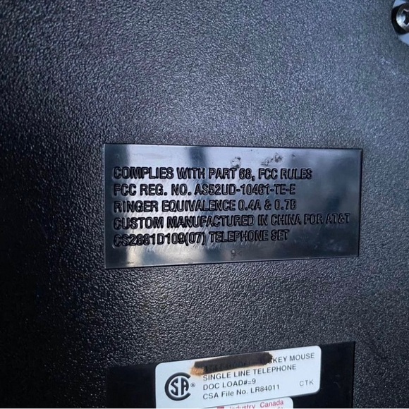 Vintage Disney Mickey Mouse telephone landline phone - Picture 9 of 10